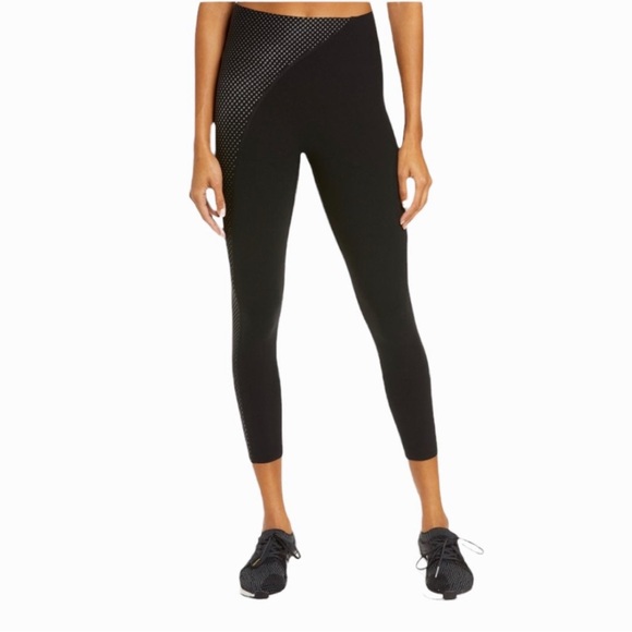 NWT! Spanx Every.Wear Asymmetrical Reflective 7/8 Leggings - Picture 3 of 6